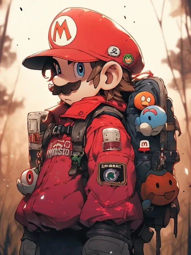 Super Mario Bros Characters But in Anime