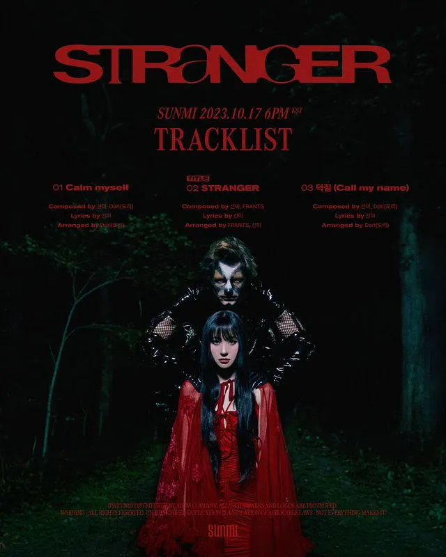 Sunmi Album Stranger
