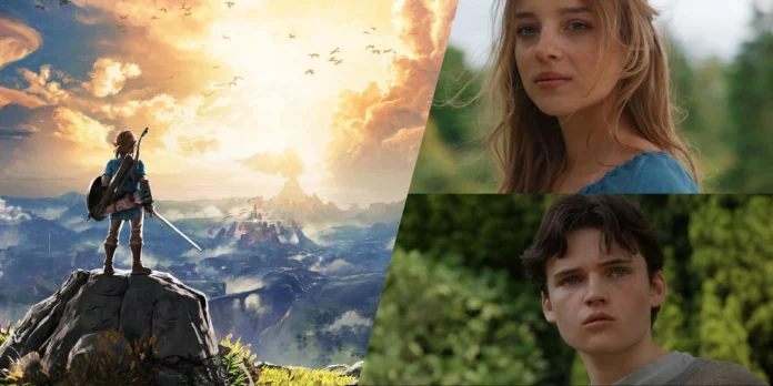 Bo Bragason as Princess Zelda and Benjamin Evan Ainsworth as Link in Nintendo’s upcoming live-action Legend of Zelda movie.